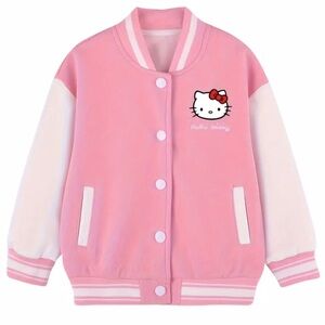 NWT! Hello Kitty Baseball Jacket - Pink